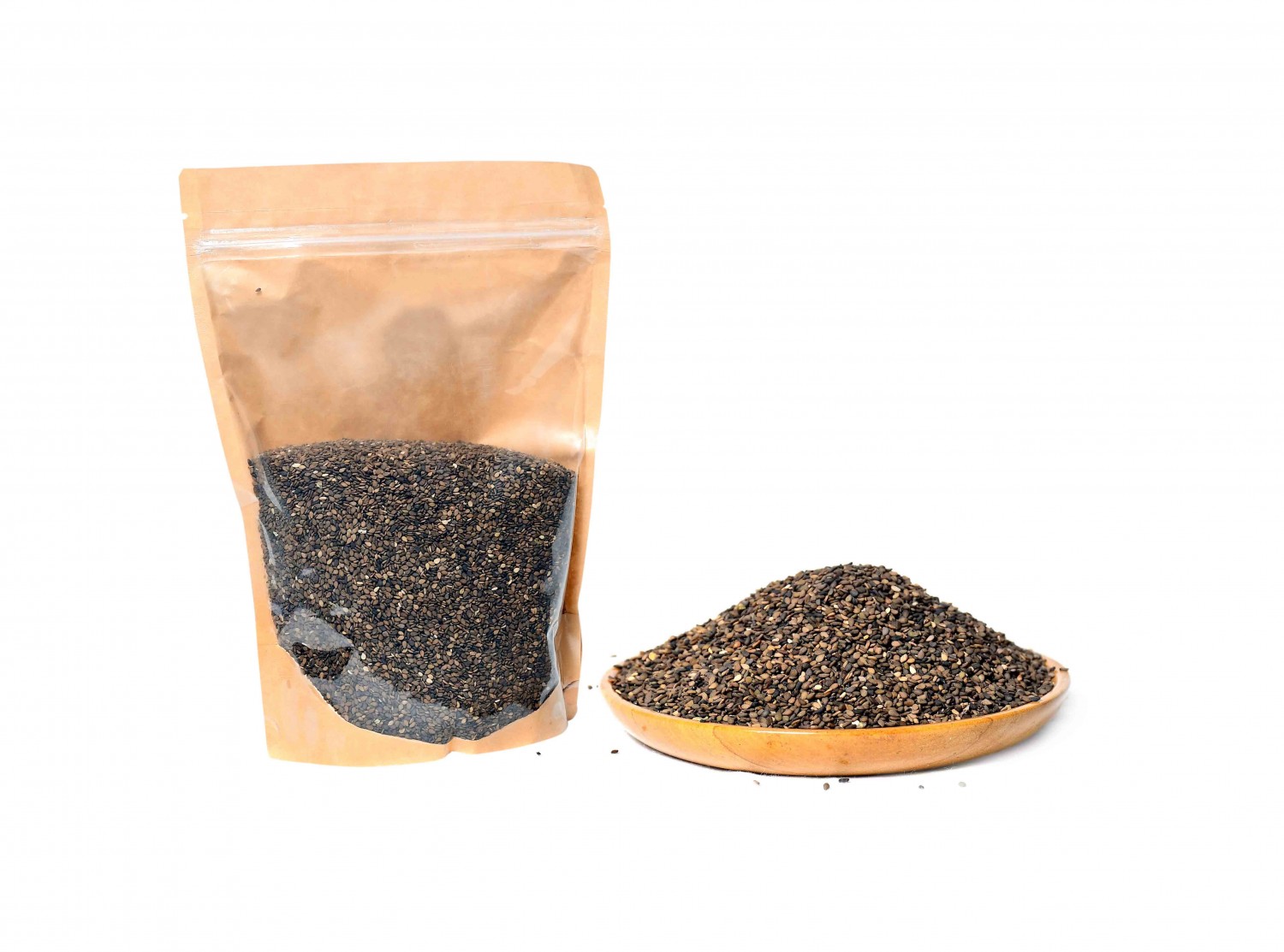 Whole Fresh and Natural Black Sesame Seeds | Kaale Til | Tal | Indian Spice( तिल )