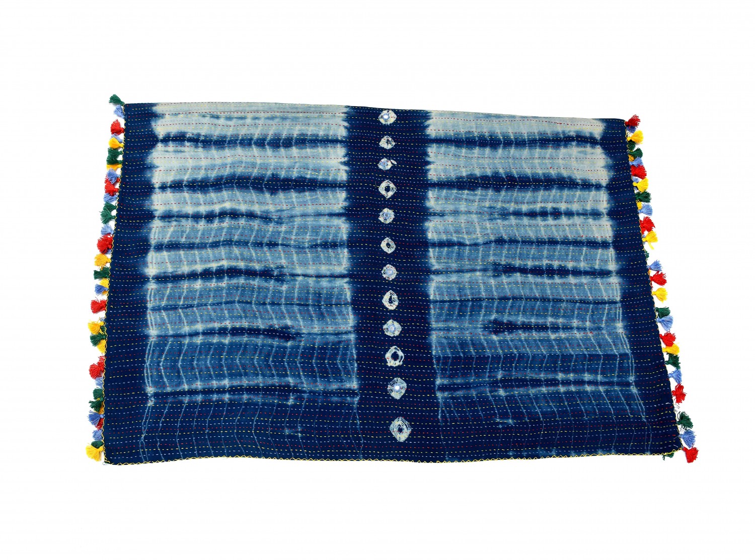 Cotton Woven Throw Sky