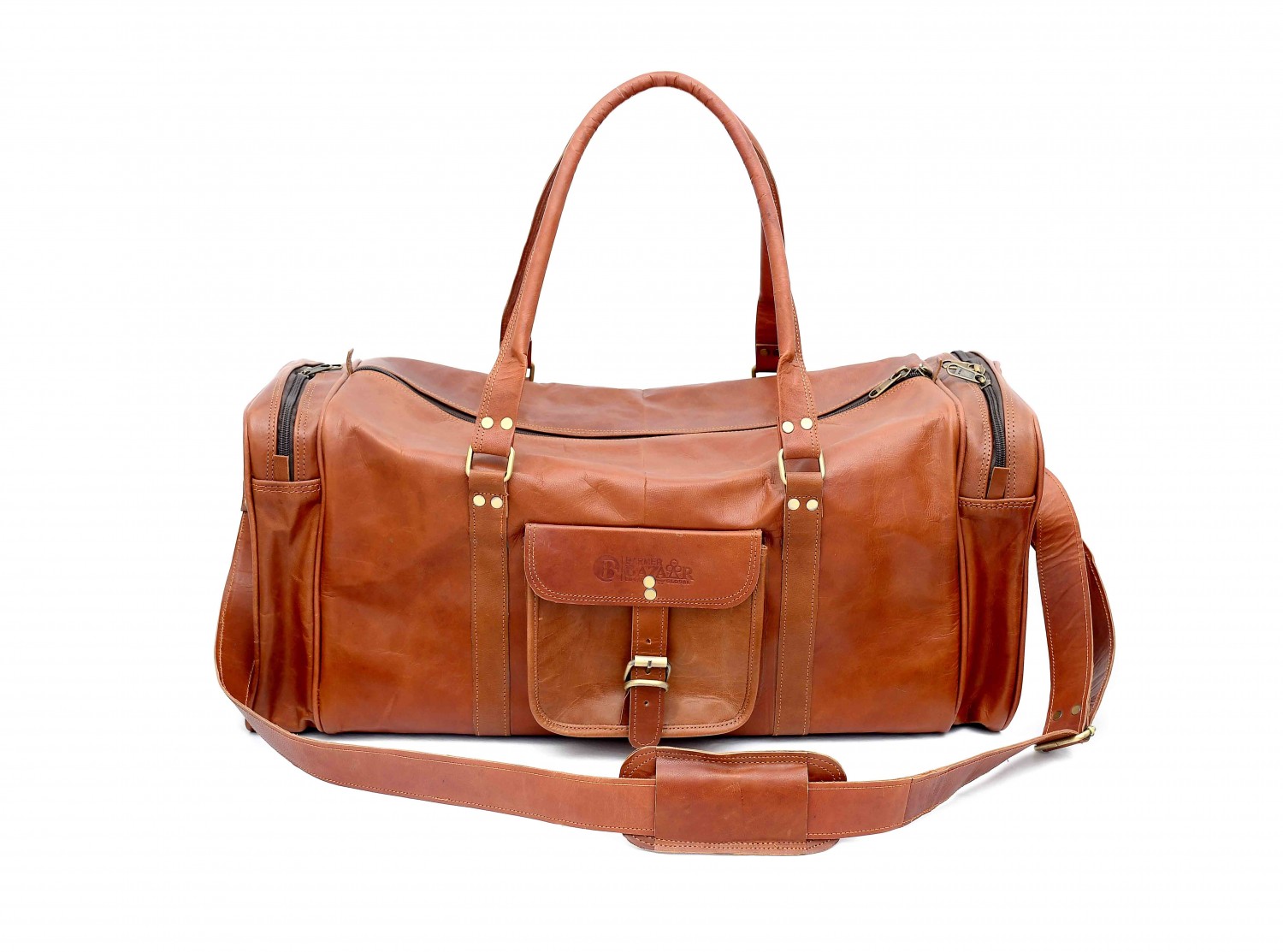 Pure Leather Travel Duffel Bag