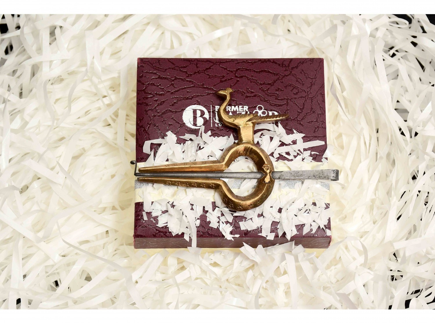 Copper Flat Round Tailless Morchang,Jews Harp,Mouth Harp, Morsing, Mouth organ